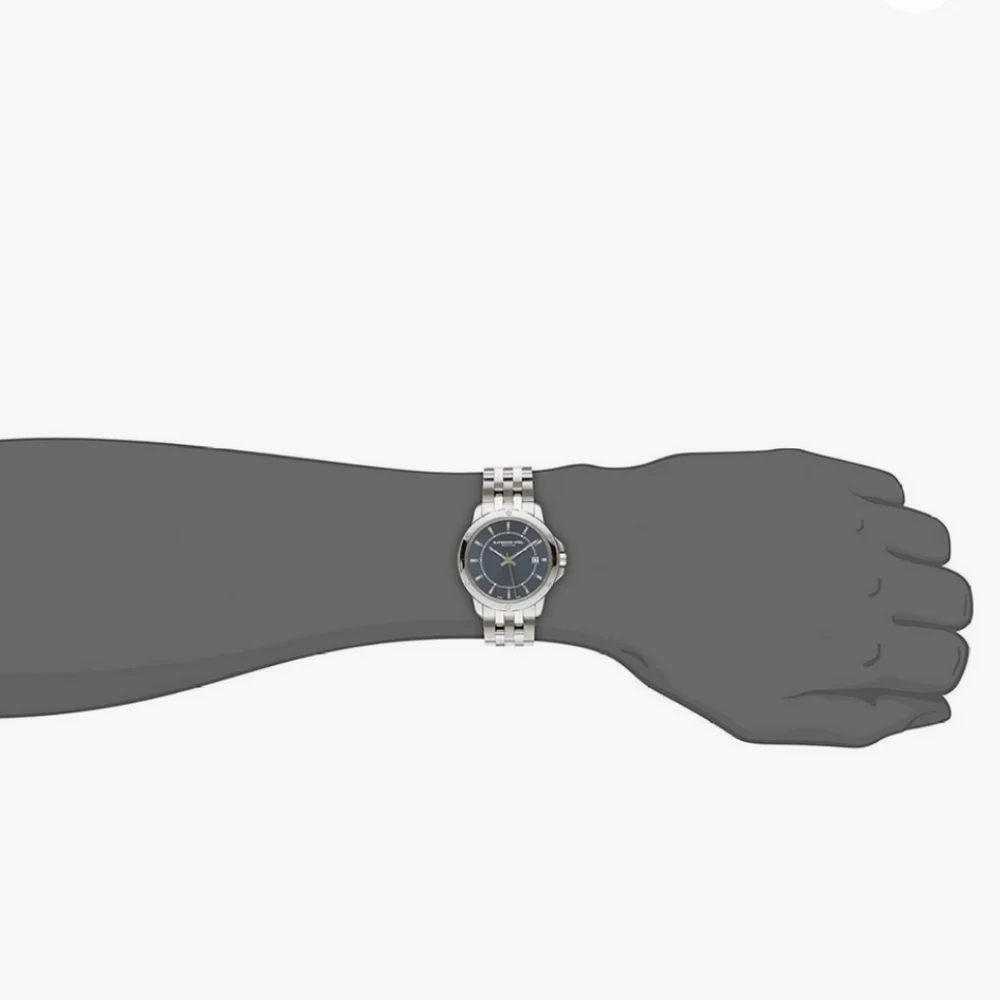 RAYMOND WEIL Tango Blue Dial Stainless Steel Mens Watch 5591-ST-50001 - Picture 3 of 6